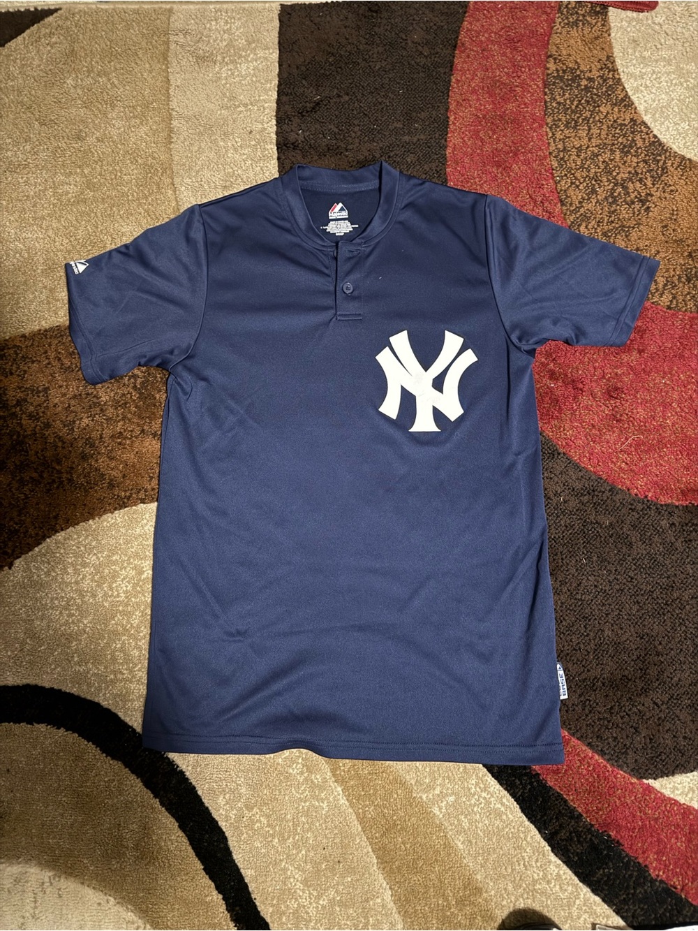 MLB New York Yankees baseball jersey majestic cool base size S